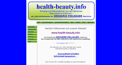 Desktop Screenshot of health-beauty.info